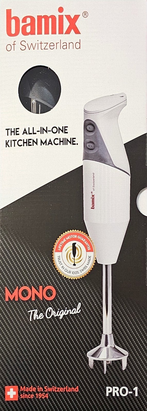Bamix Mono PRO-1 Staafmixer - Zwart Nieuw in doos, Minder dan 1 liter, Ophalen, Nieuw