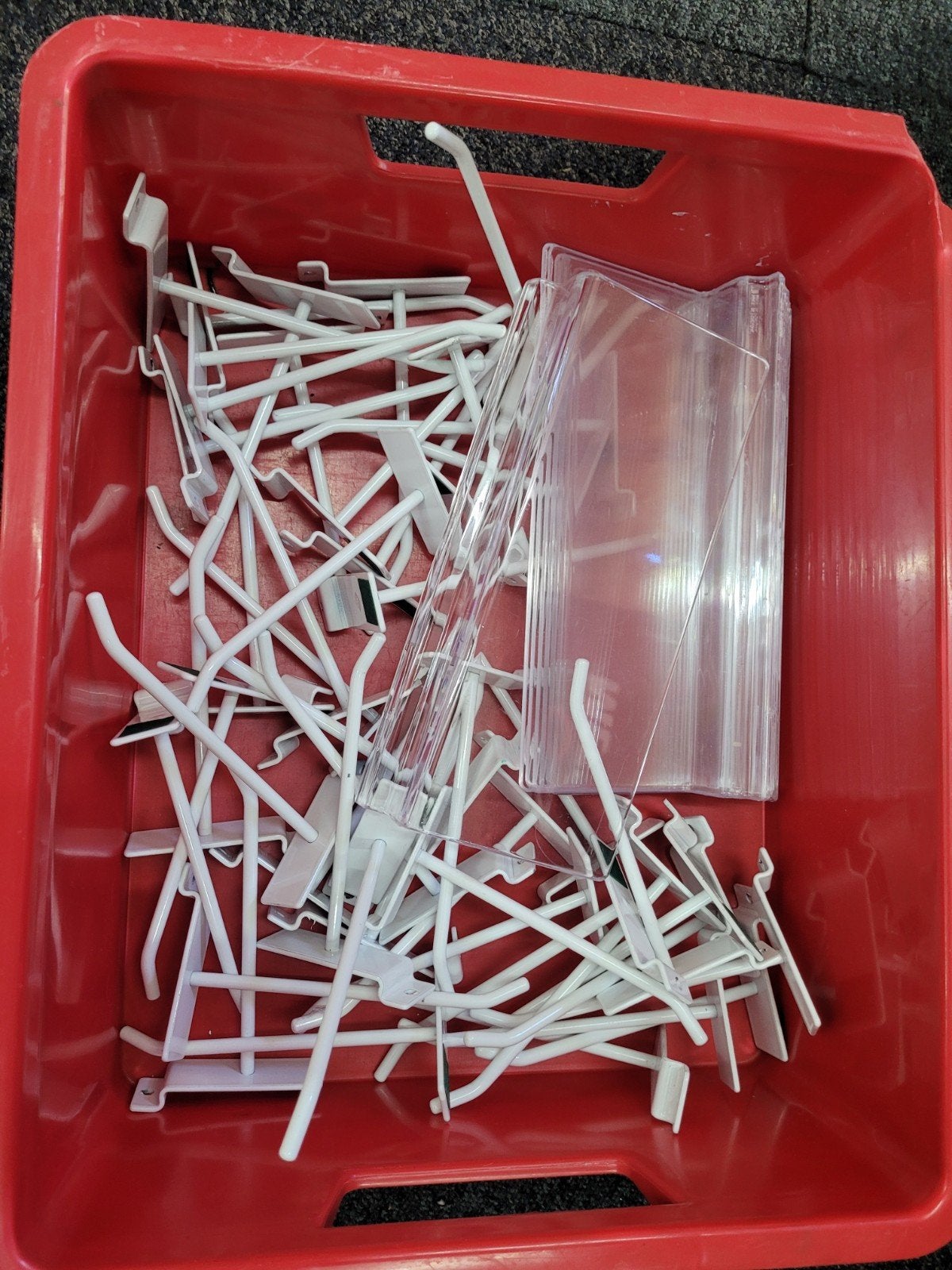 Slatwall haken + plankjes, Ophalen, 100 tot 250 mm, ., Overige typen