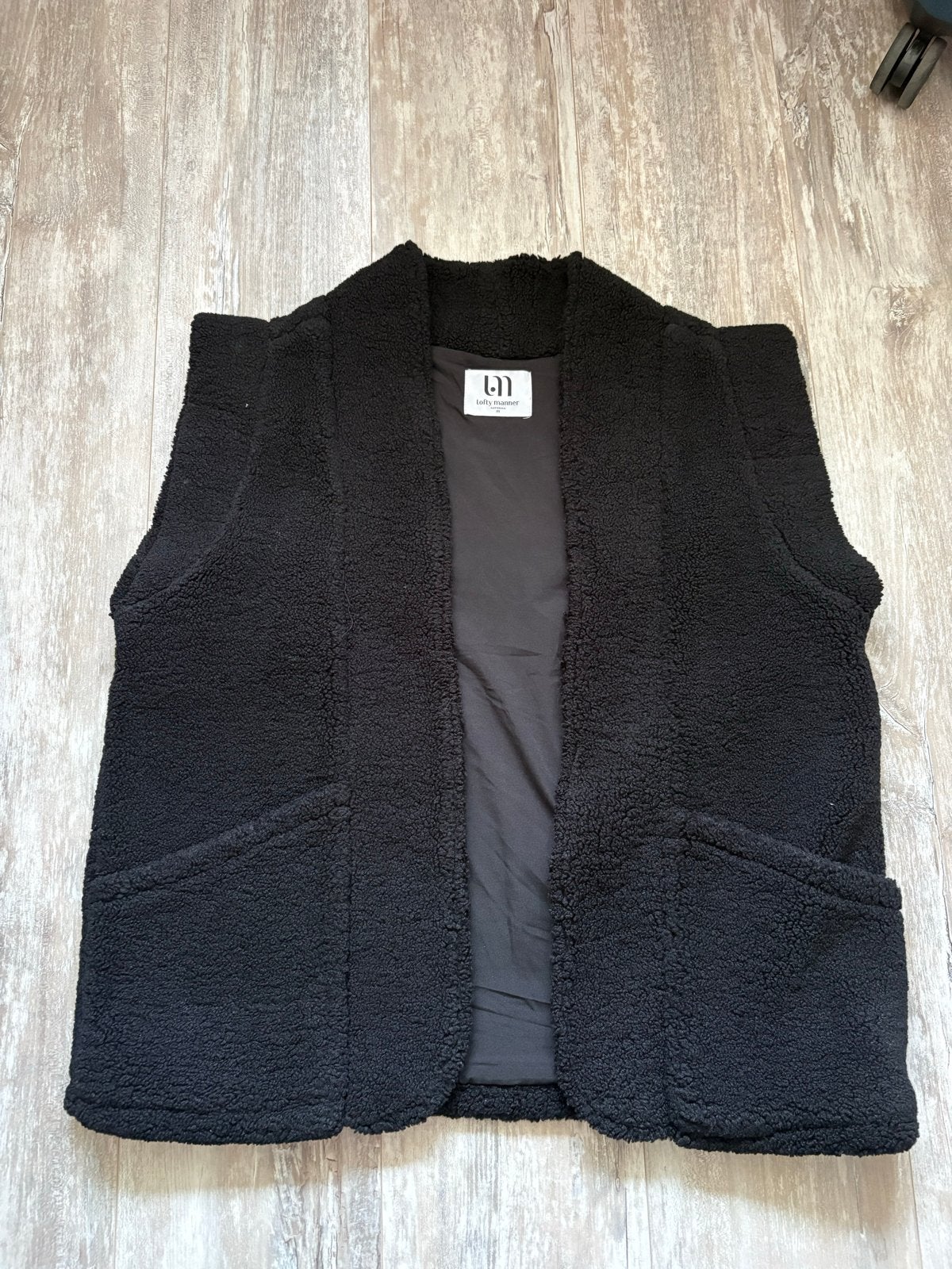 Lofty Manner gilet maat M, Ophalen of Verzenden, Zo goed als nieuw, Maat 38/40 (M), Zwart