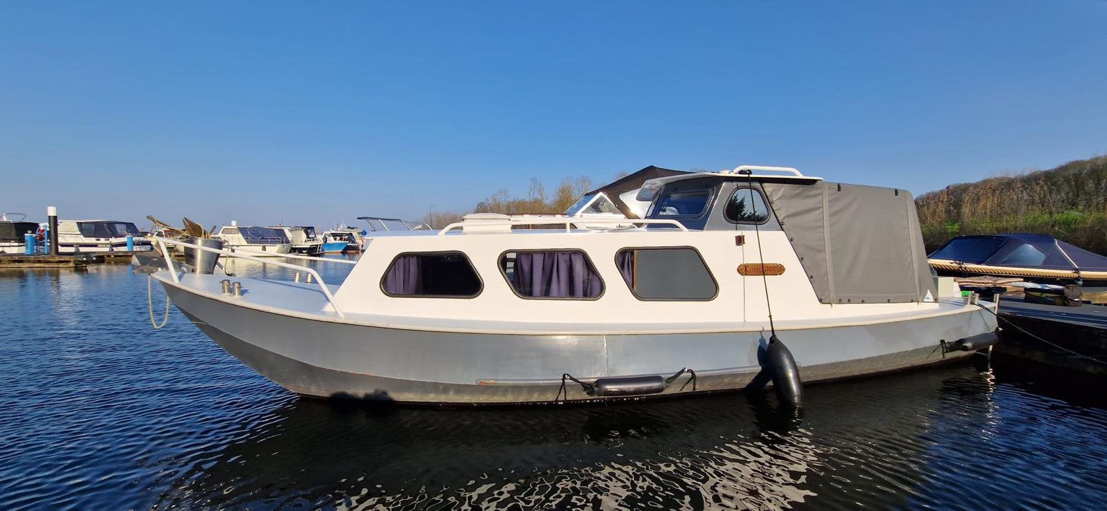 Kajuitboot 8 meter met Yamaha 9.9 PK. Boot motorboot, Watersport en Boten, Motorboten en Motorjachten, Ophalen