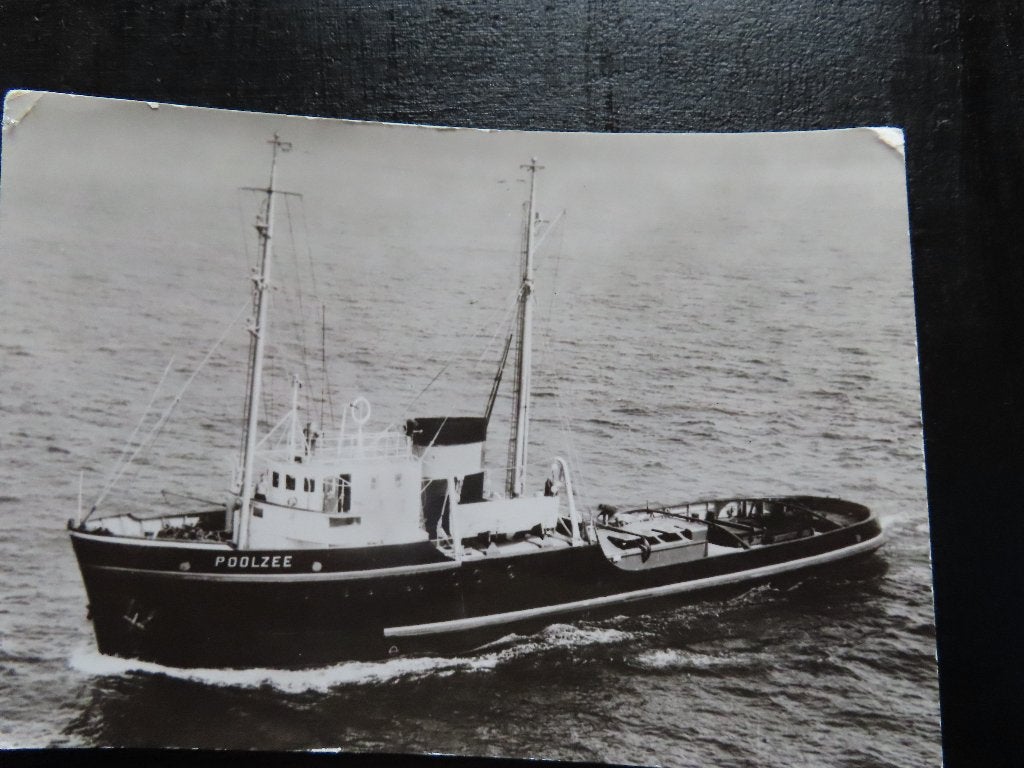 ansichtkaart sleepboot "Poolzee" Smit & co, Ophalen of Verzenden, Gebruikt, Motorboot, Kaart, Foto of Prent