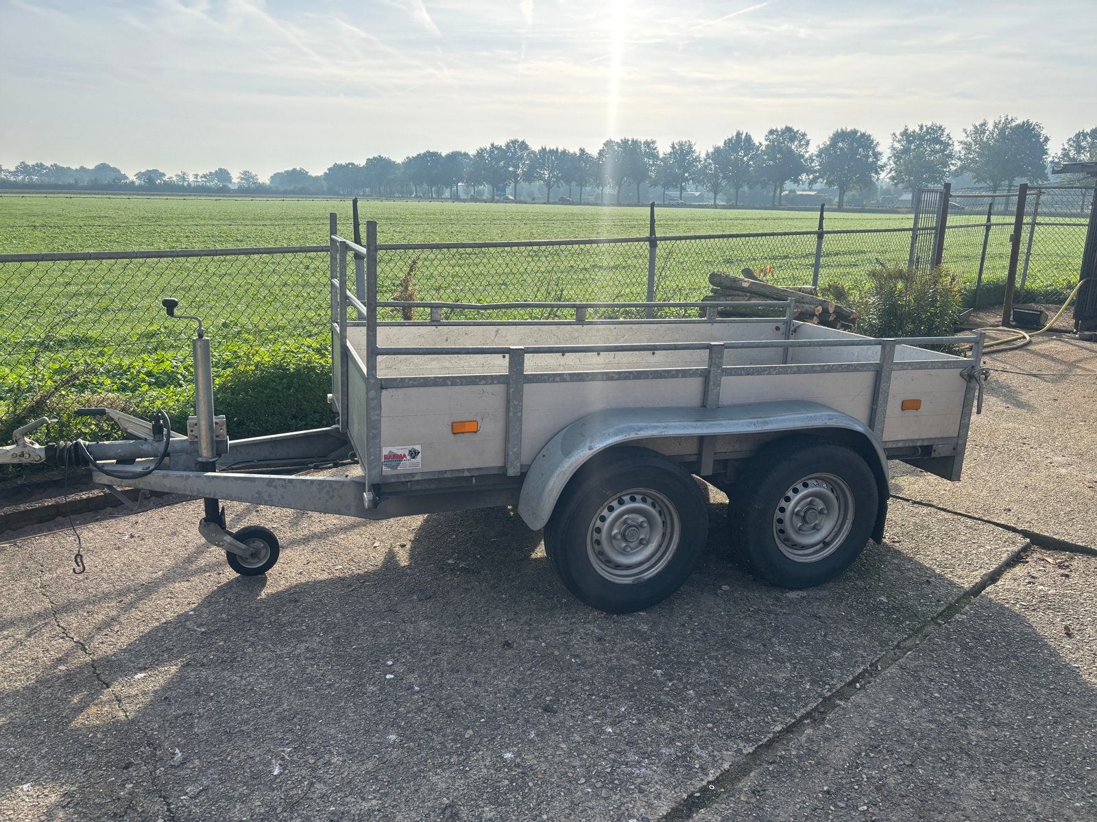 Hapert aanhanger 2004, 2000 kg, nieuwe bodem, Ophalen, Gebruikt