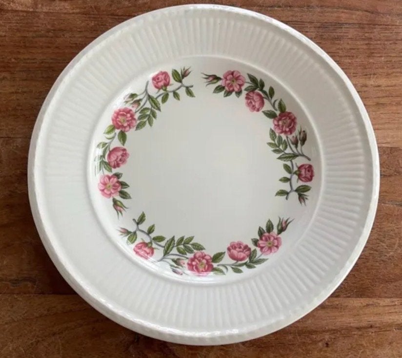 Wedgwood Rosalind ontbijtborden 9x, Gebruikt, Ophalen of Verzenden, Bord(en), Wedgwood