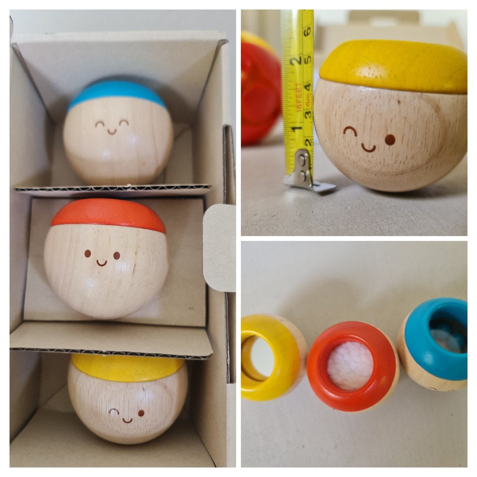 PlanToys Sensory Tumbling Balls - Set van 3 (NIEUW in doos), Ophalen of Verzenden, Nieuw, Overige typen, Met geluid