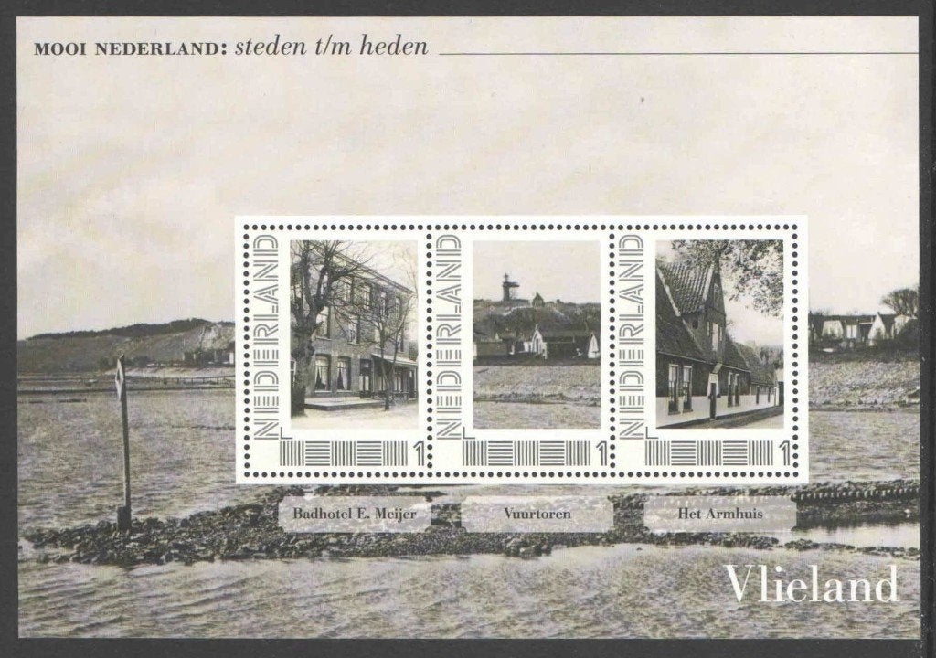 Mooi Nederland Steden t/m Heden: Vlieland 1, Ophalen of Verzenden, Na 1940, Postfris