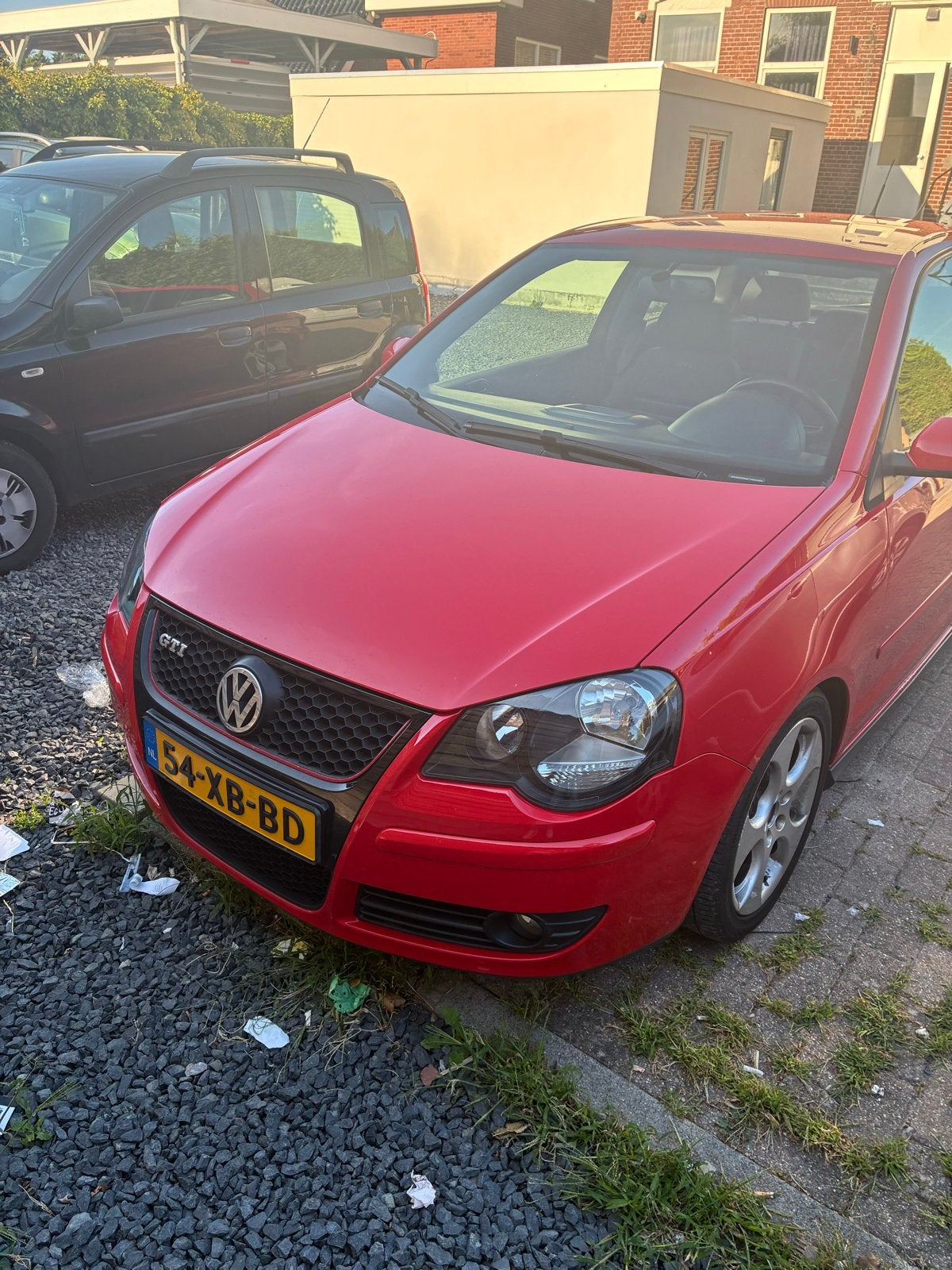 Volkswagen Polo 1.8 Turbo 110KW 2007 Rood, 1139 kg, 4 cilinders, 610 kg, Origineel Nederlands
