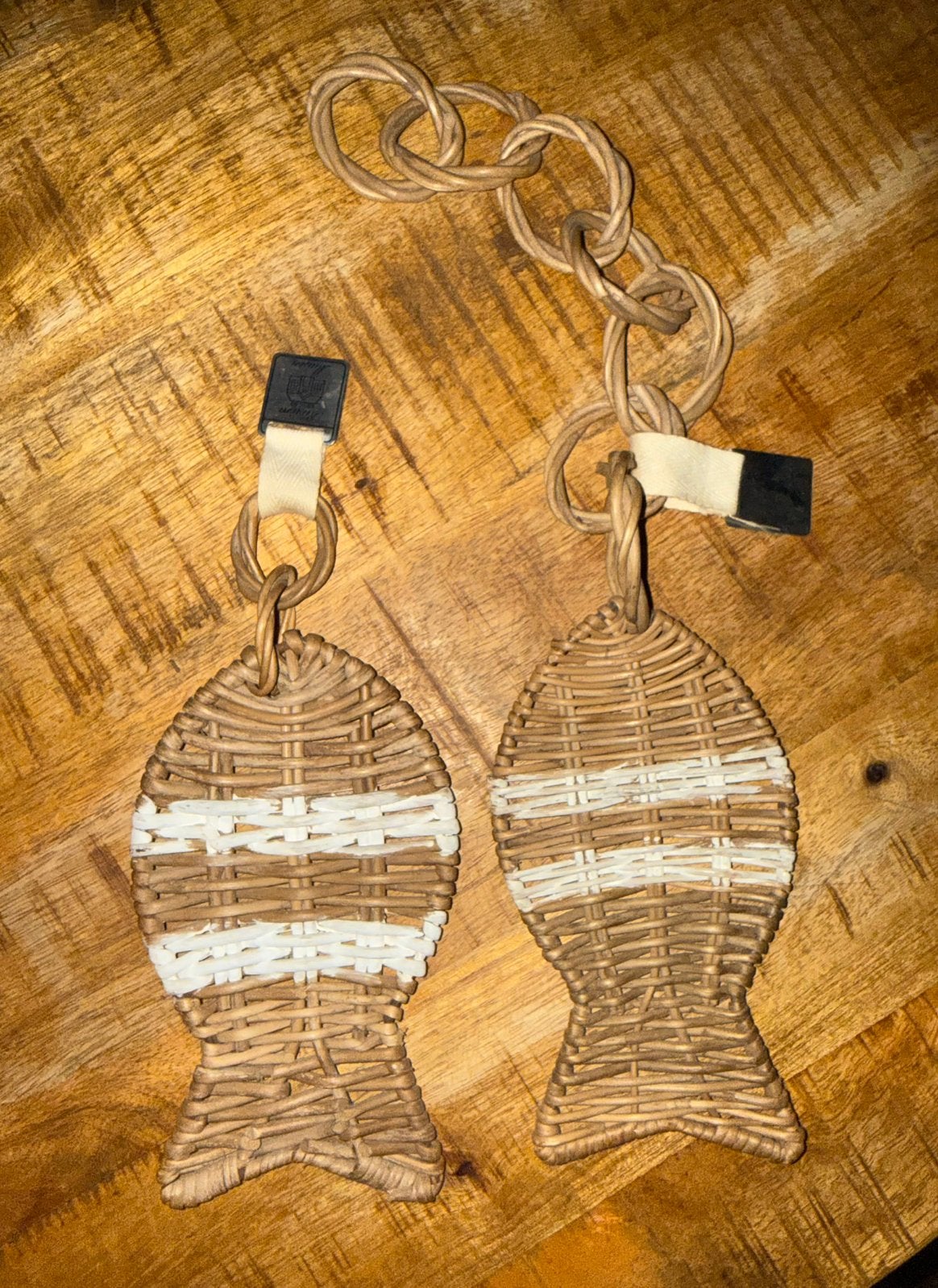 Riviera maison rattan visjes, Huis en Inrichting, Woonaccessoires | Overige, Ophalen of Verzenden, Zo goed als nieuw