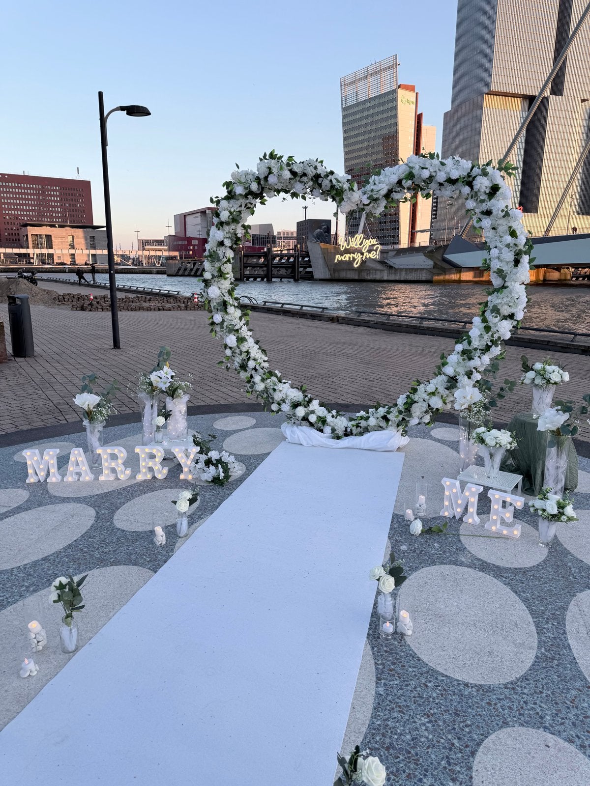 Hart decoratie verloving bruiloft, Ophalen