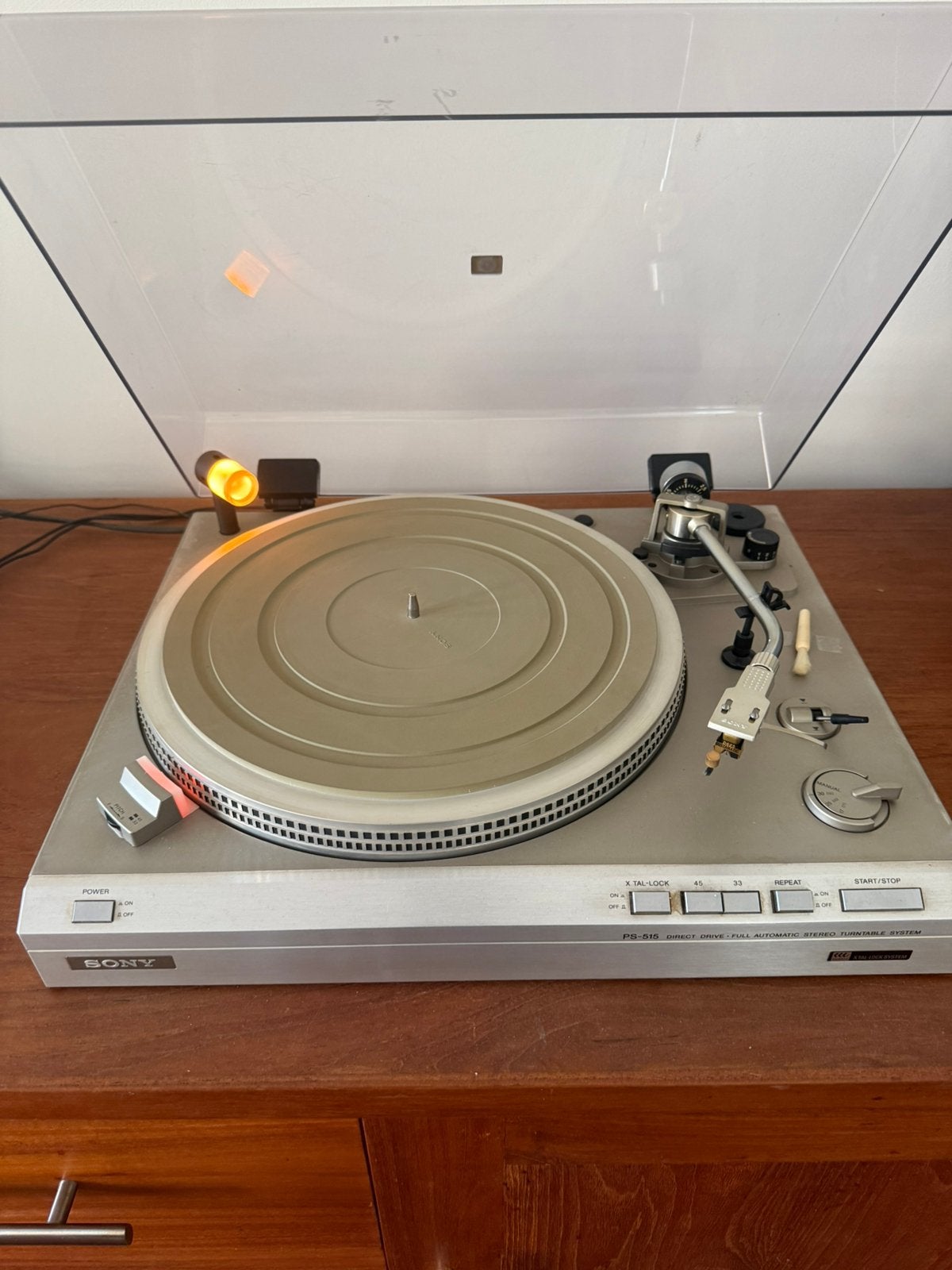 Sony platenspeler type PS-515, Ophalen, Zo goed als nieuw, Sony