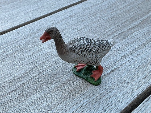 Schleich 13678 grauwe gans, Ophalen of Verzenden, Zo goed als nieuw, Boerderijdier, Beeldje of Figuurtje