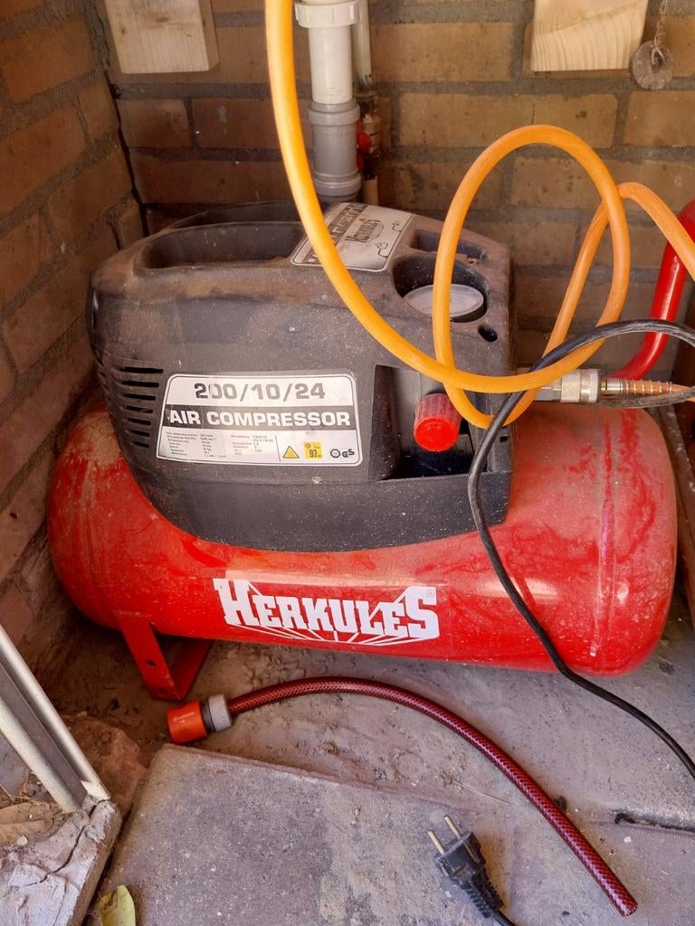 Herkules 200/10/24 Air Compressor - Gebruikt, Ophalen of Verzenden