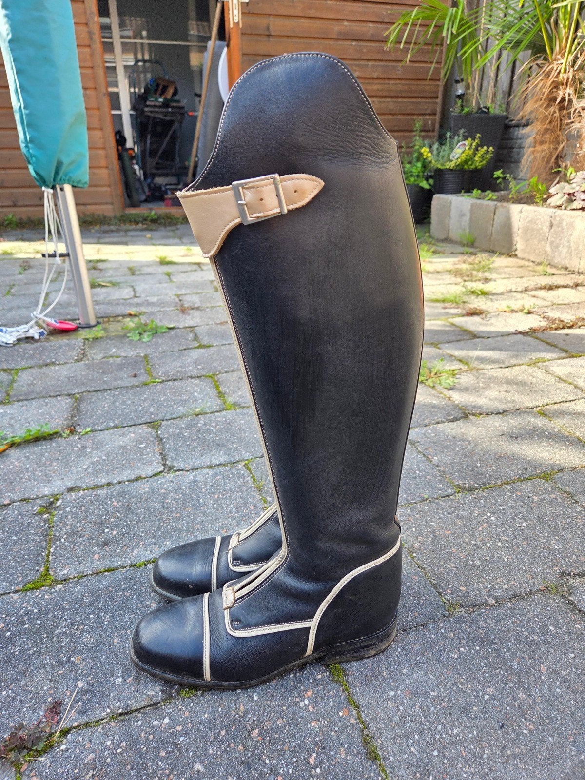 Lipica rijlaarzen maat 41, Dieren en Toebehoren, Dressuur, Ophalen of Verzenden, Zo goed als nieuw, Zwart