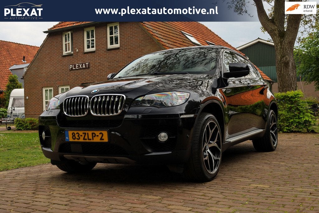 BMW X6 XDrive40d High Executive Aut. | 2e Eig. | Orig NL | I, Auto's, BMW, Euro 5, Beige, 2993 cc, Zwart