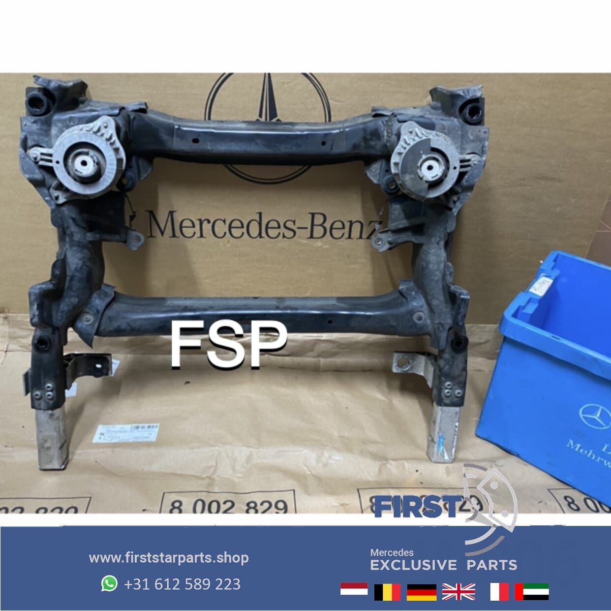 W205 Mercedes C Klasse SUBFRAME COMPLEET 2014-2021 origineel, -, -, -