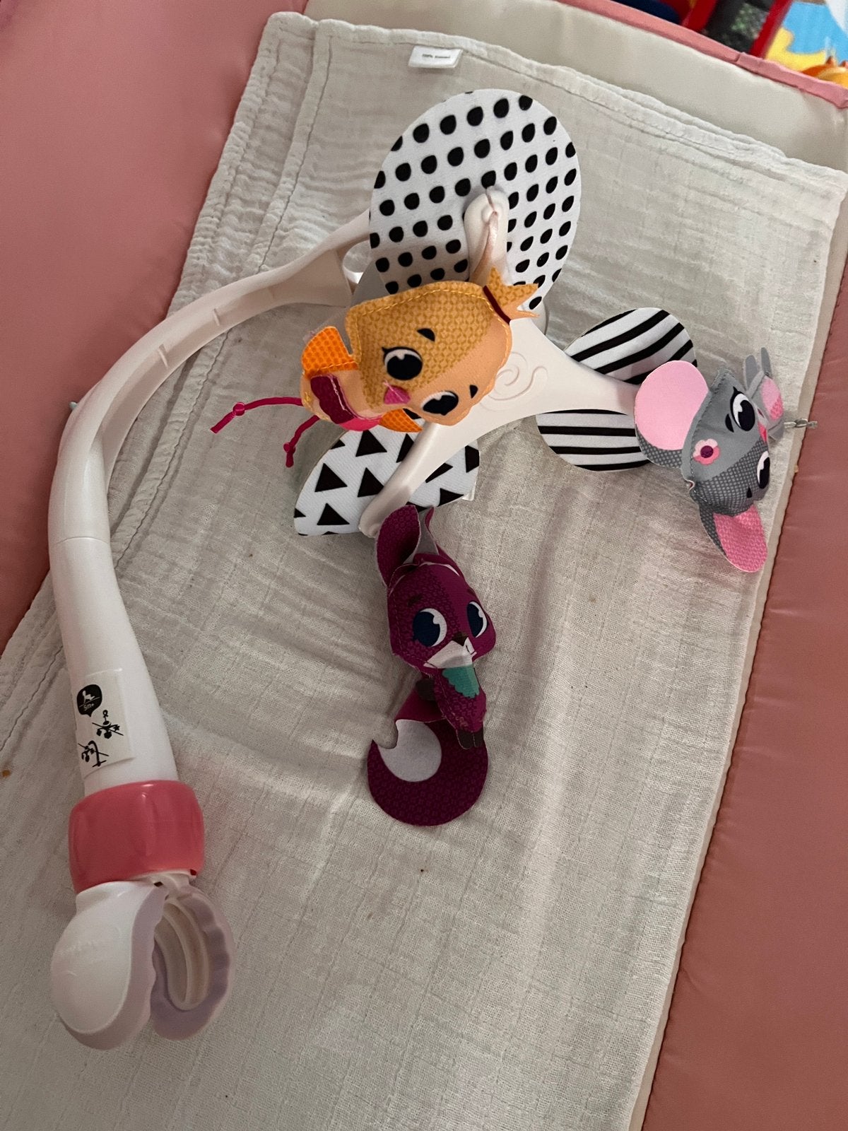Baby mobiel Tiny Love, Jongetje of Meisje, Ophalen of Verzenden, Zo goed als nieuw, Wit