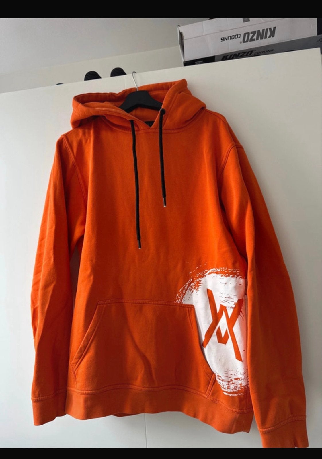 Oranje hoodie Aspact, Kleding | Heren, Ophalen of Verzenden, Gedragen, Maat 56/58 (XL), Oranje
