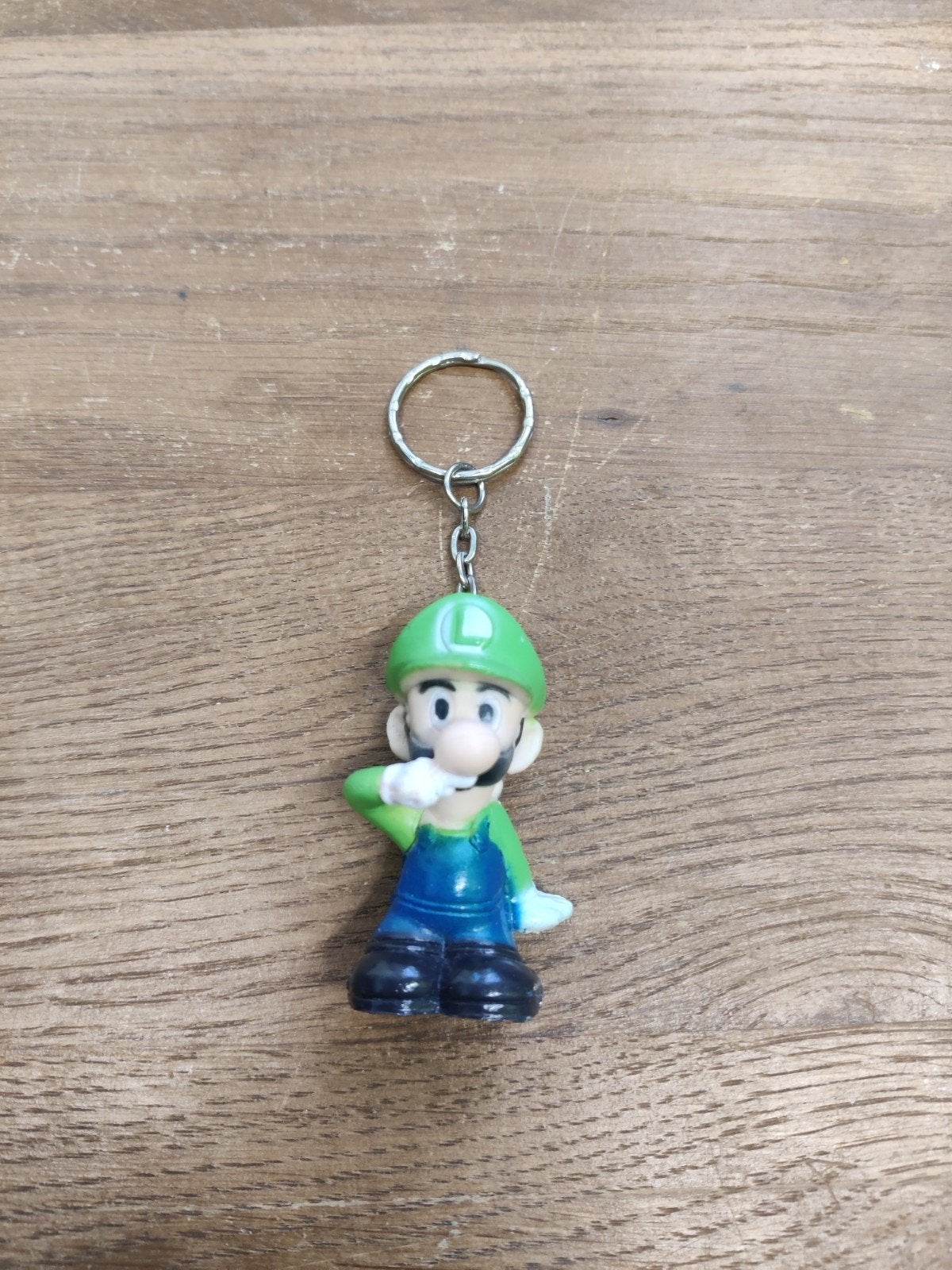 Luigi sleutelhanger - Super Mario Bros. figuurtje, Ophalen of Verzenden, Gebruikt, Knuffel of Figuurtje