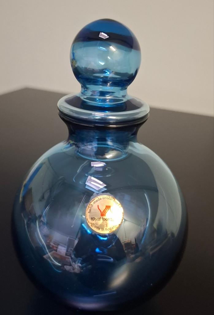 Royal Leerdam Kristallen karaf Blauw, Ophalen