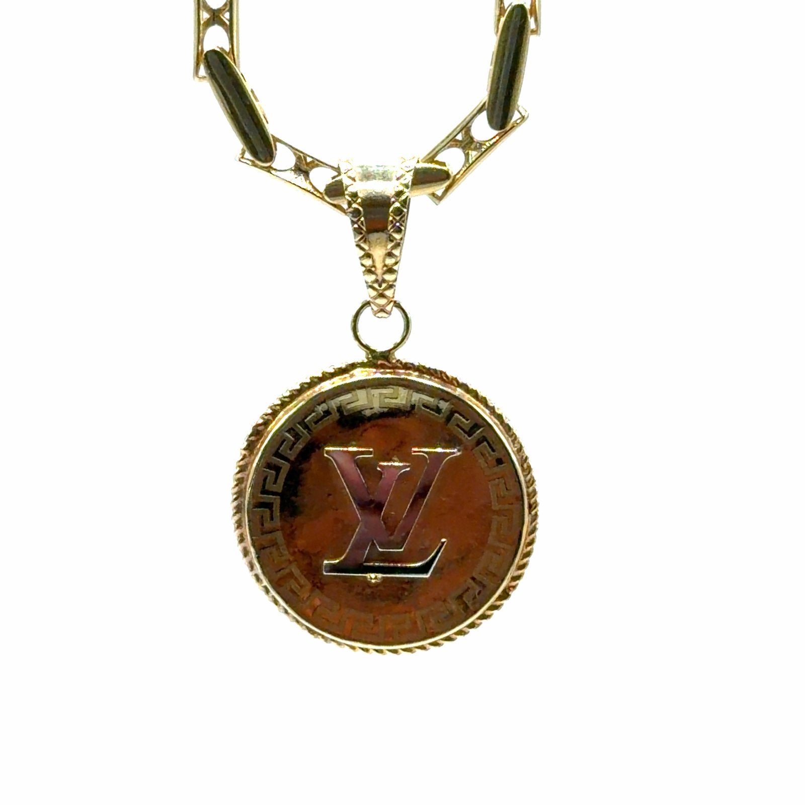 Gouden Louis Vuitton Medaillon Hanger, Overige voorstellingen, W, Nieuw, Ophalen of Verzenden