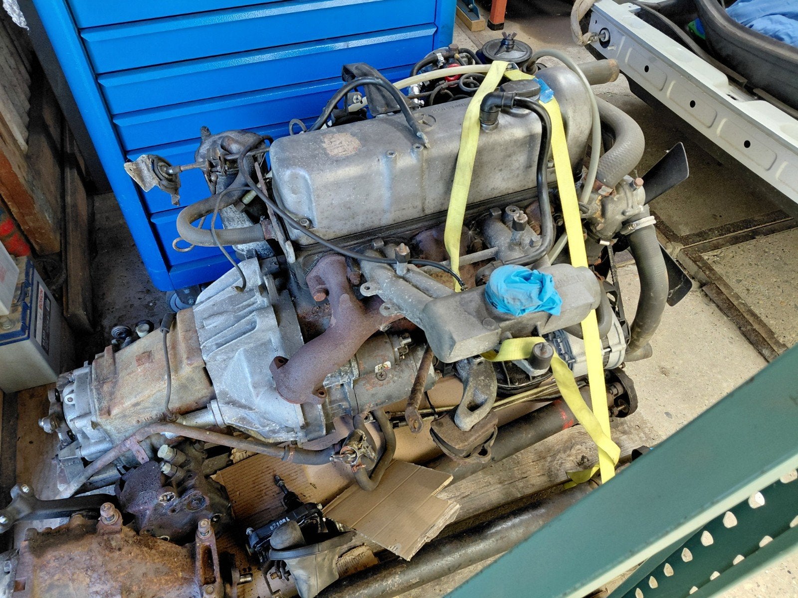 Om616 912 voor s123 240TD te koop (w123 station / kombi), Ophalen, Gebruikt, Mercedes-Benz