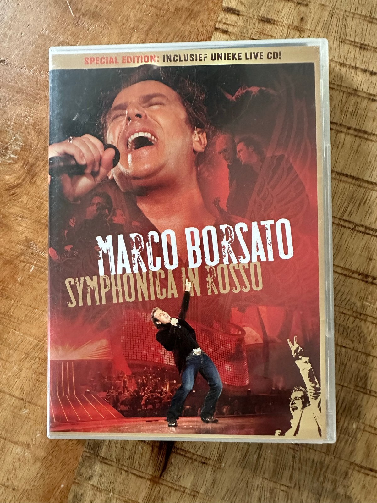 Marco Borsato - Symphonica in Rosso (Special Edition DVD), Gebruikt, Nederlands, Concert, Alle leeftijden
