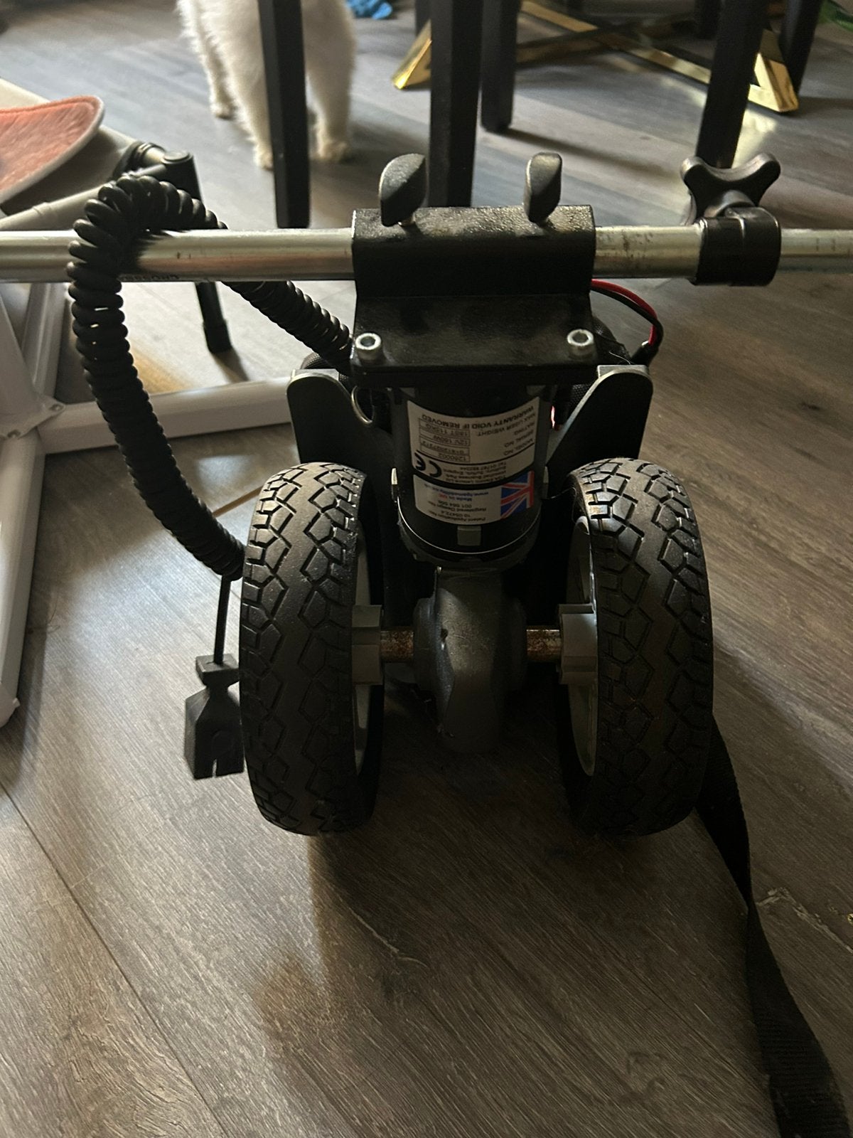 Duwondersteuning rolstoel, Diversen, Ophalen, Zo goed als nieuw, Elektrische rolstoel