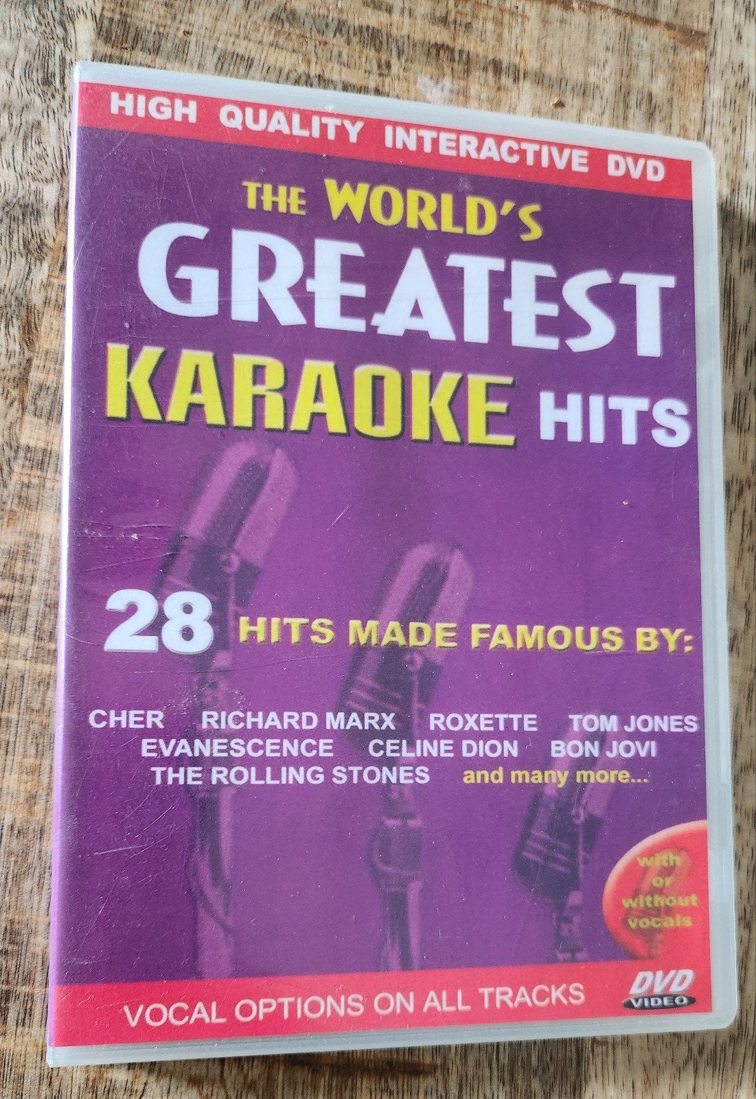 The World's Greatest Karaoke Hits DVD - 28 Nummers, Alle leeftijden, Ophalen of Verzenden, Gebruikt, Karaoke