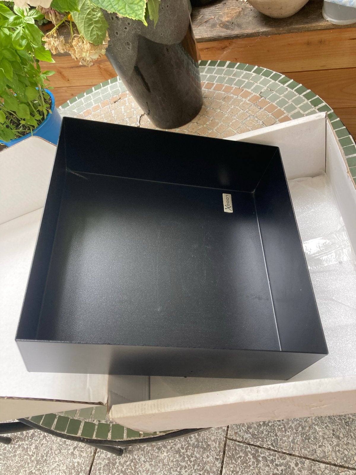 Looox Colour Box 30x30 cm - Mat Zwart, Ophalen, Minder dan 50 cm, Overige typen, Nieuw