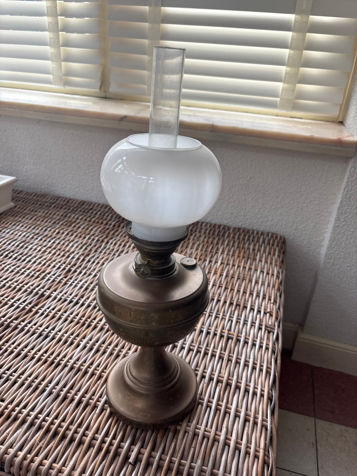 Antieke Olielamp - Klassieke Verlichting, Ophalen