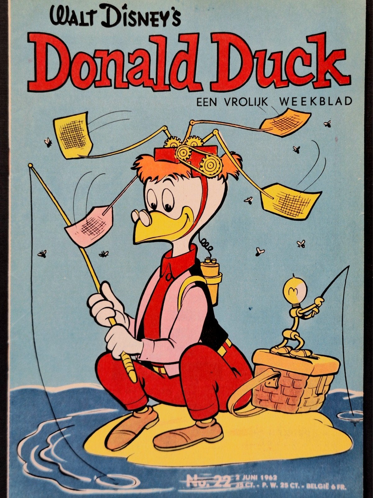 Donald Duck 1962 nr. 22, Eén stripboek, Ophalen of Verzenden, Zo goed als nieuw
