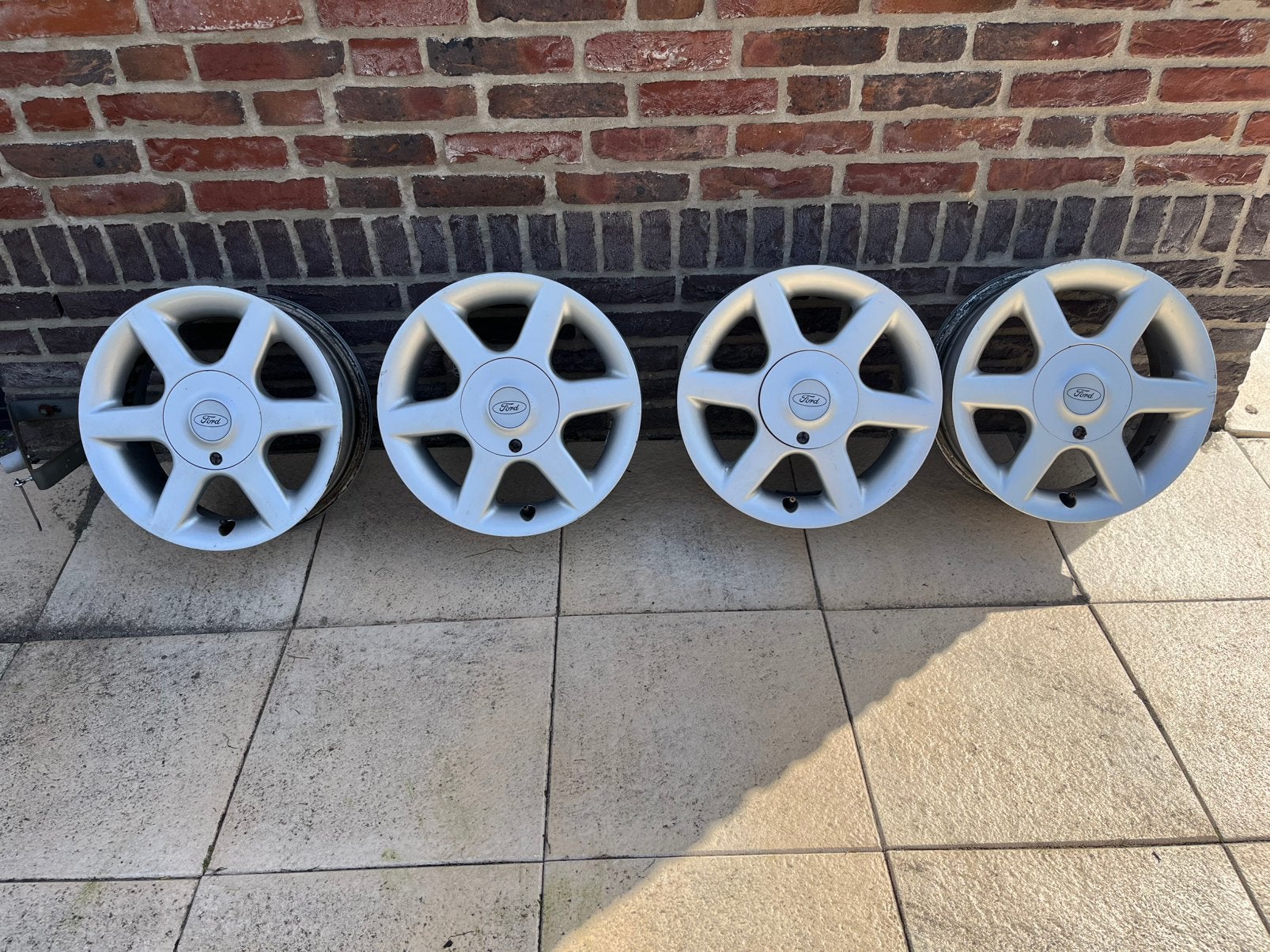 Klassieke originele Ford velgen - 14 inch, Auto diversen, Wieldoppen, Ophalen, Gebruikt