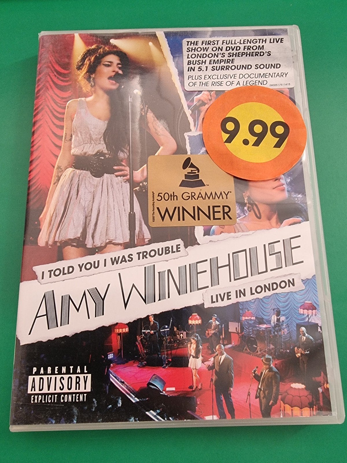 Amy Winehouse - I Told You I Was Trouble Live in London DVD, Engels, Vanaf 16 jaar, Inclusief doosje, Ophalen of Verzenden