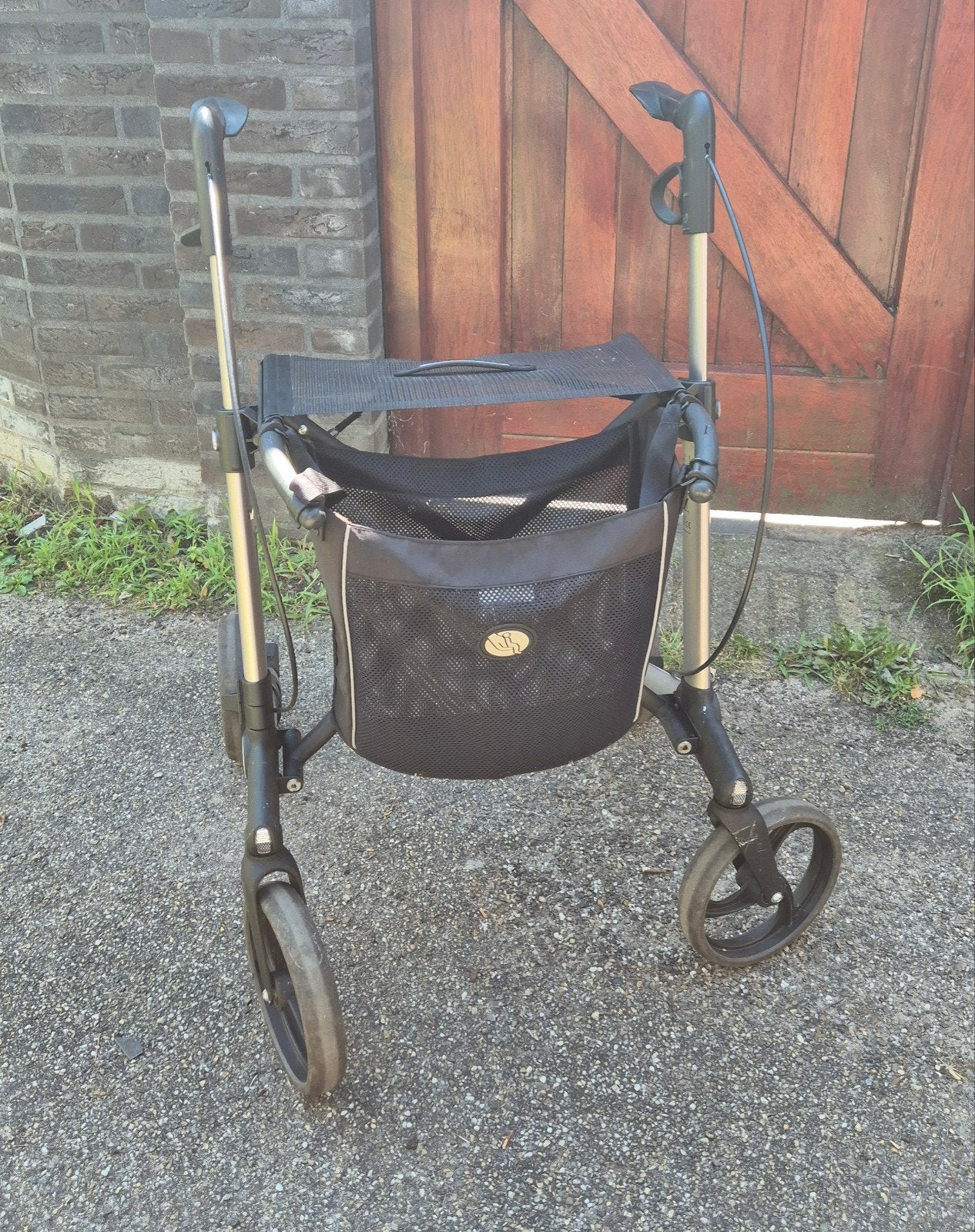 te koop gemino30 rollator in nette staat (Lichtgewicht), Ophalen, Opvouwbaar, Gebruikt