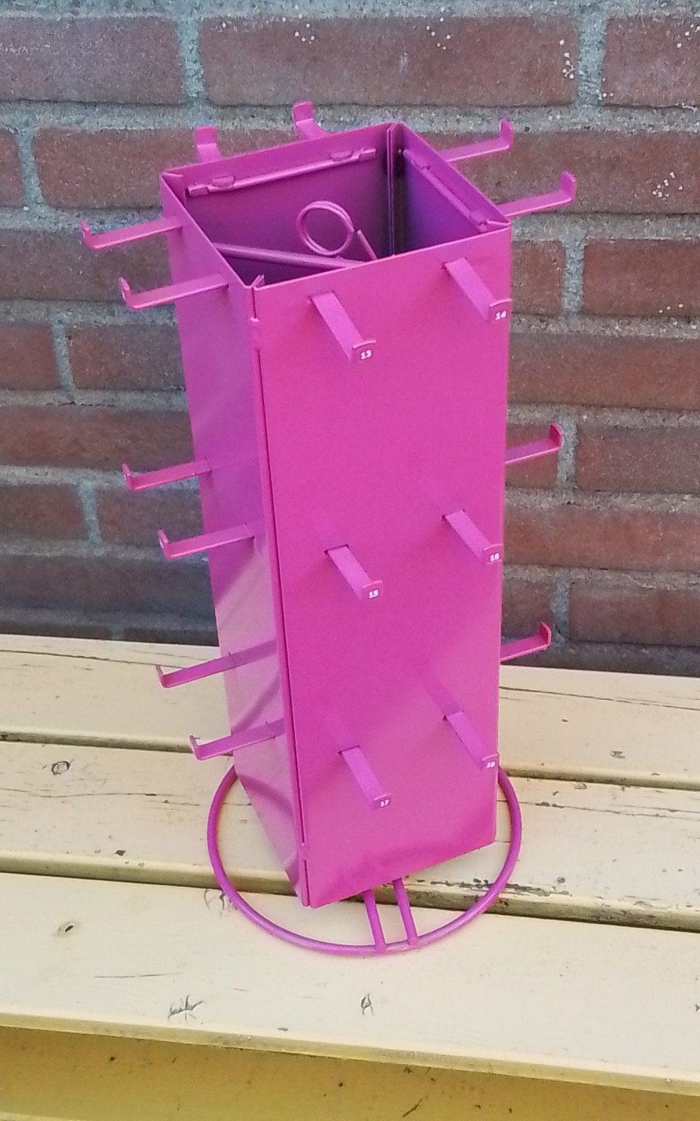 💐DRAAIBARE DISPLAY ROSE, Ophalen, Zo goed als nieuw, Roze, Handen en Nagels