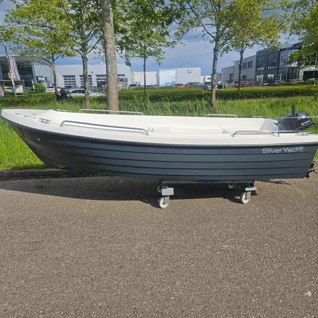 Silveryacht 405 incl Tohatsu 6pk buitenboordmotor, Watersport en Boten, Ophalen, 5 tot 10 pk, Nieuw, Buitenboordmotor