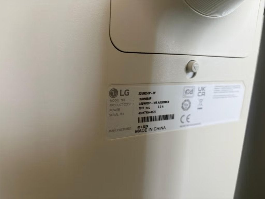 Foto 3 van LG 4K monitor (LG 32un650p -W)