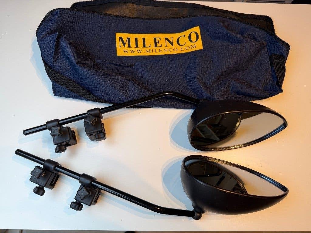 Milenco Aero 3 Caravanspiegel - Vlak glas - 2 stuks, Caravans en Kamperen, Ophalen of Verzenden, Zo goed als nieuw