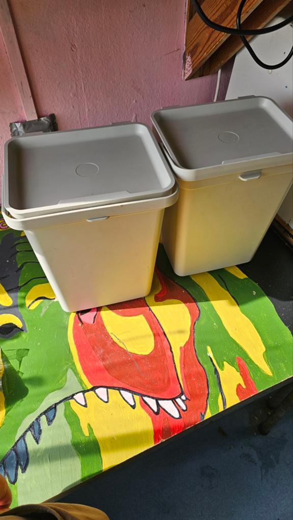 2x Ikea gft Afvalbak scheiden 10L totaal 5 euro, Ophalen of Verzenden, Kunststof