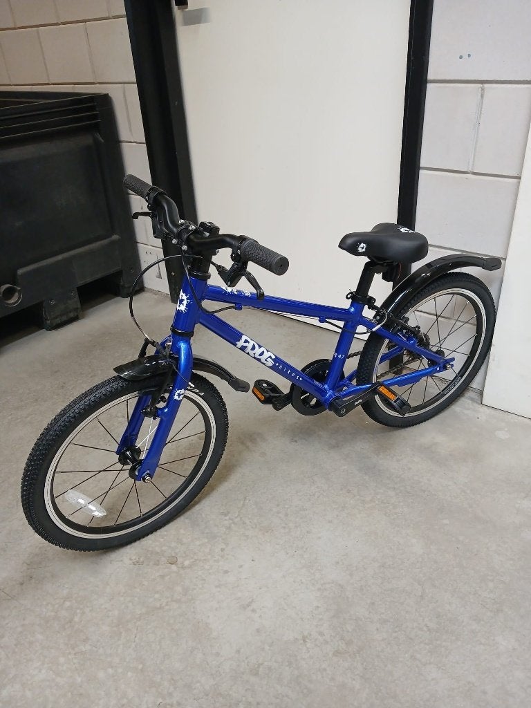 Frog Bikes 18 inch kinderfiets Frog 47 electric blue, Ophalen, Nieuw, Trapvoertuig