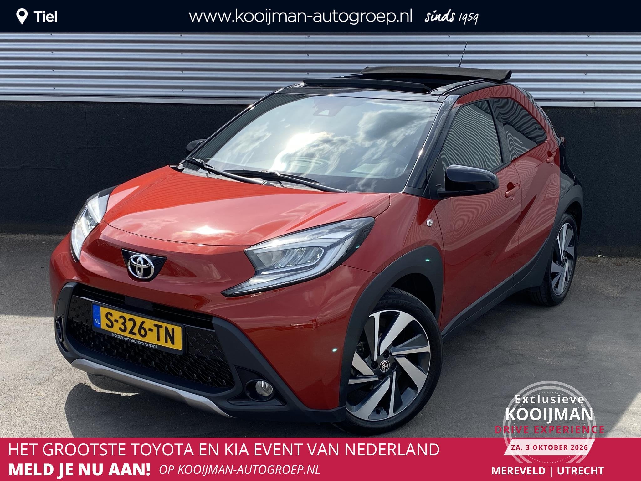 Toyota Aygo X 1.0 VVT-i S-CVT Envy AUTOMAAT Cabrio elektrisc, Dealer onderhouden, Gebruikt, Euro 6, 4 stoelen