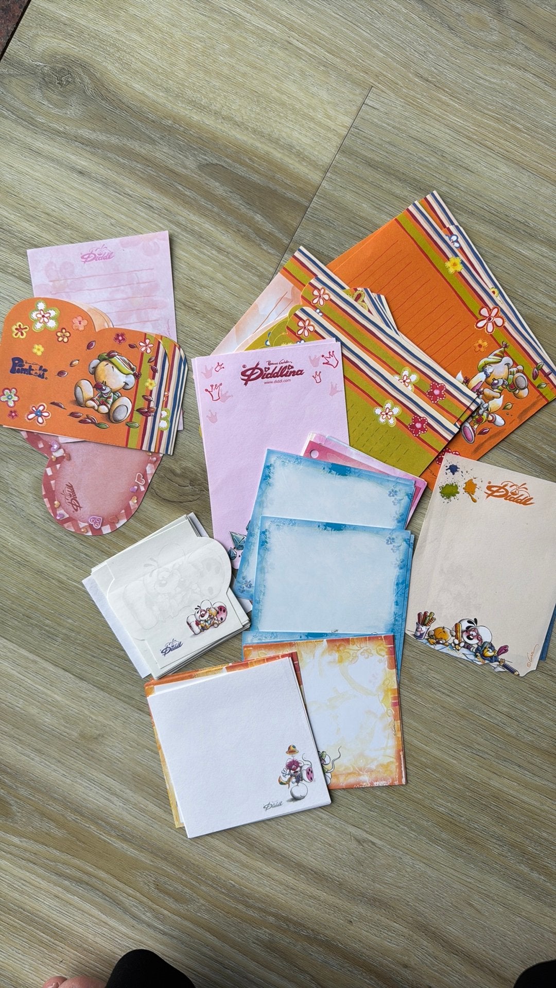 Diddl gemengd lot briefpapier & memoblaadjes 20 stuks, Verzenden, Zo goed als nieuw