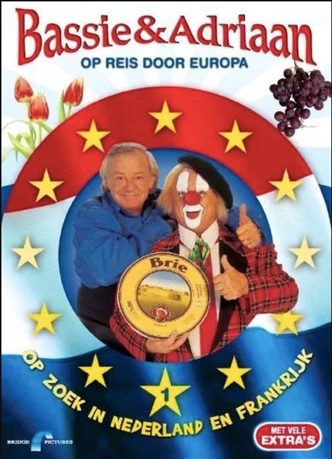 Bassie - Adriaan Dvd - Op reis door Europa deel 1, Alle leeftijden, Ophalen, Zo goed als nieuw, Avontuur