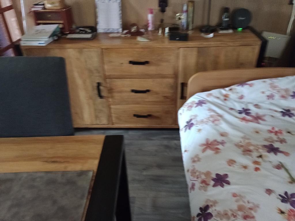 Meubels, Ophalen, 100 tot 150 cm, Teakhout, Zo goed als nieuw