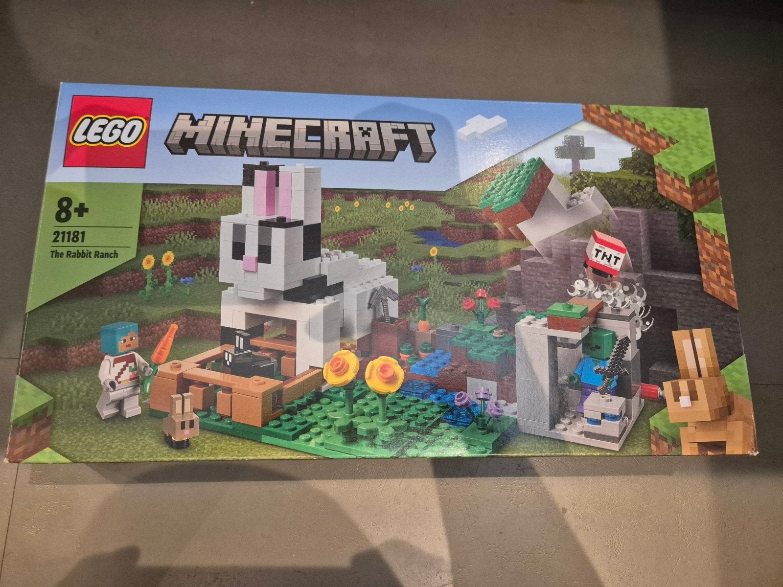 LEGO Minecraft 21181 de konijnenhoeve, Kinderen en Baby's, Ophalen, Zo goed als nieuw