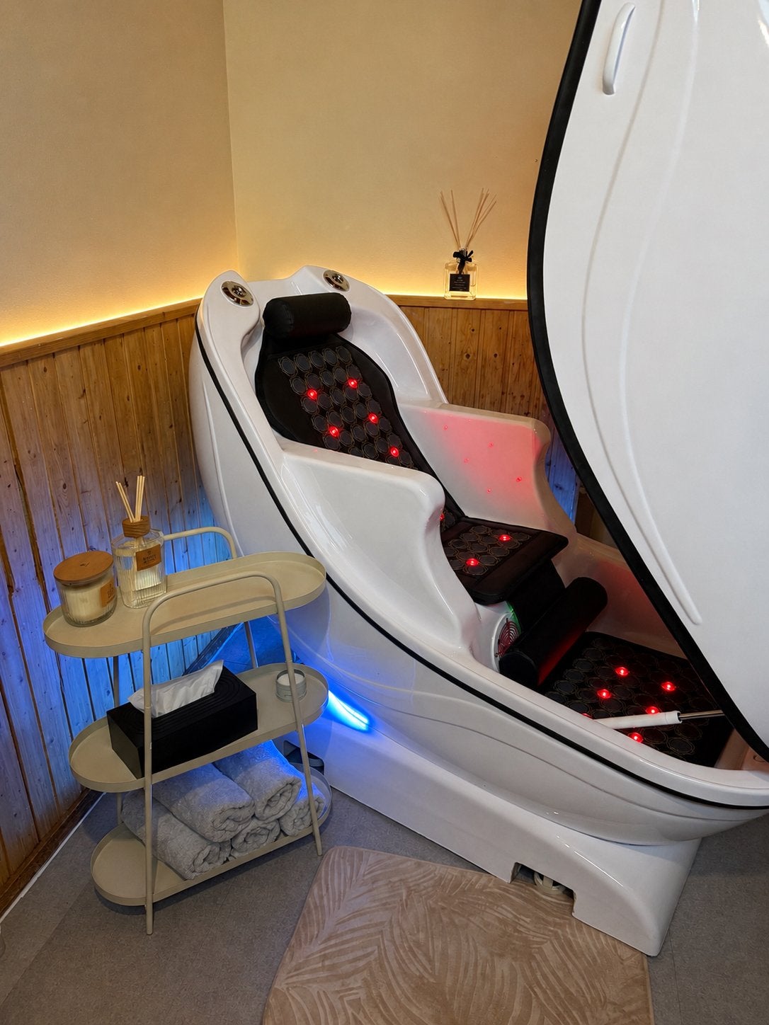 Luxe Sauna Capsule Voor Wellness & Zorg, Ophalen, Zo goed als nieuw, Overige typen