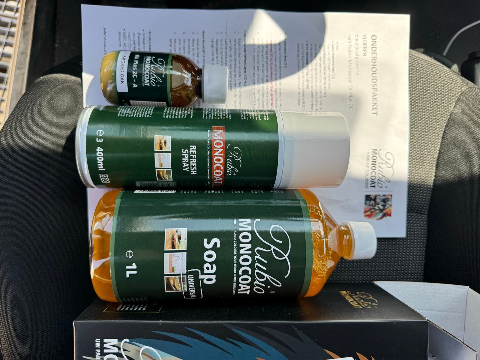 Rubio Monocoat Onderhoudspakket Oil Plus Smoked Oak - Nieuw, Ophalen, Overige kleuren, Nieuw, Beits