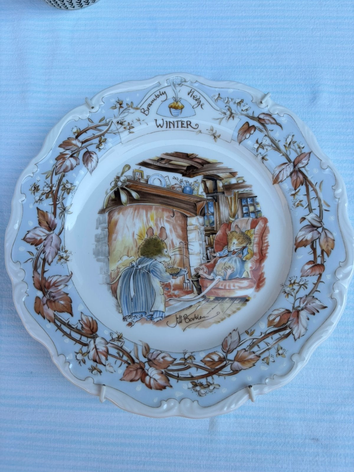 Royal Doulton, Brambly Hedge, Winter van Jill Barklem, Verzamelen, Ophalen of Verzenden, Zo goed als nieuw, Porselein, Bord of Schaal