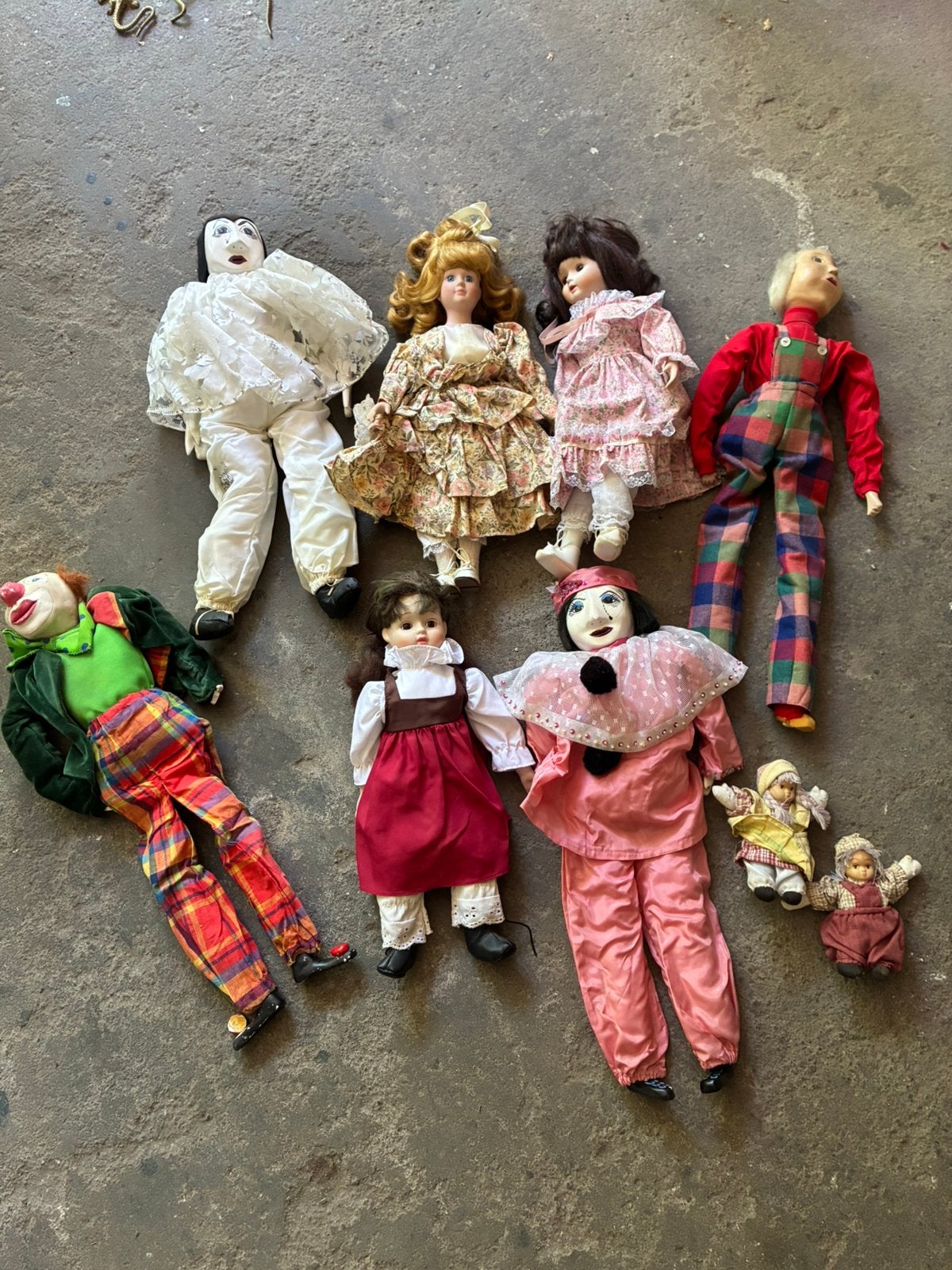 Vintage porselijn poppen ed, Ophalen, Zo goed als nieuw, Pop