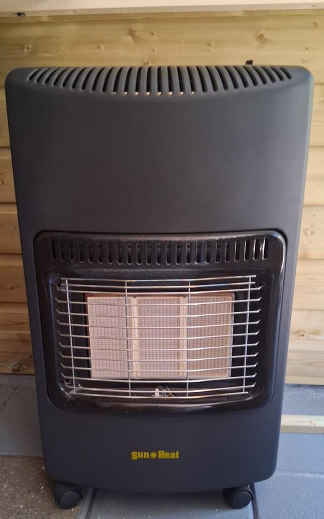 Sun Heat Gaskachel met Gasslang - Zo goed als nieuw, Huis en Inrichting, Kachels, Ophalen, Gas, Zo goed als nieuw, Vrijstaand