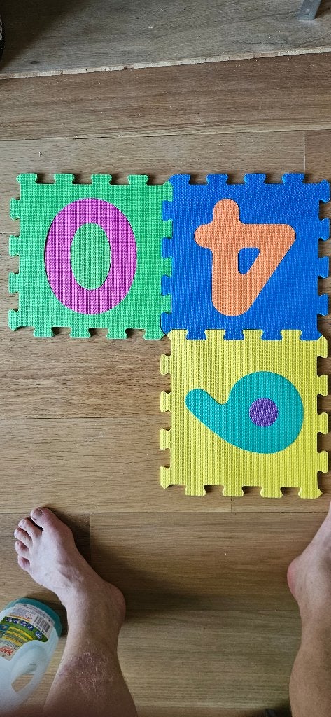 Speelmat met cijfers, Ophalen of Verzenden, Gebruikt, Overige typen